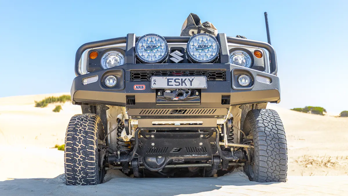 Bei House Front Underbody Bash Plate (Jimny Models 2018-Current Xl 5-Door, Glx & Lite 3-Door) 1