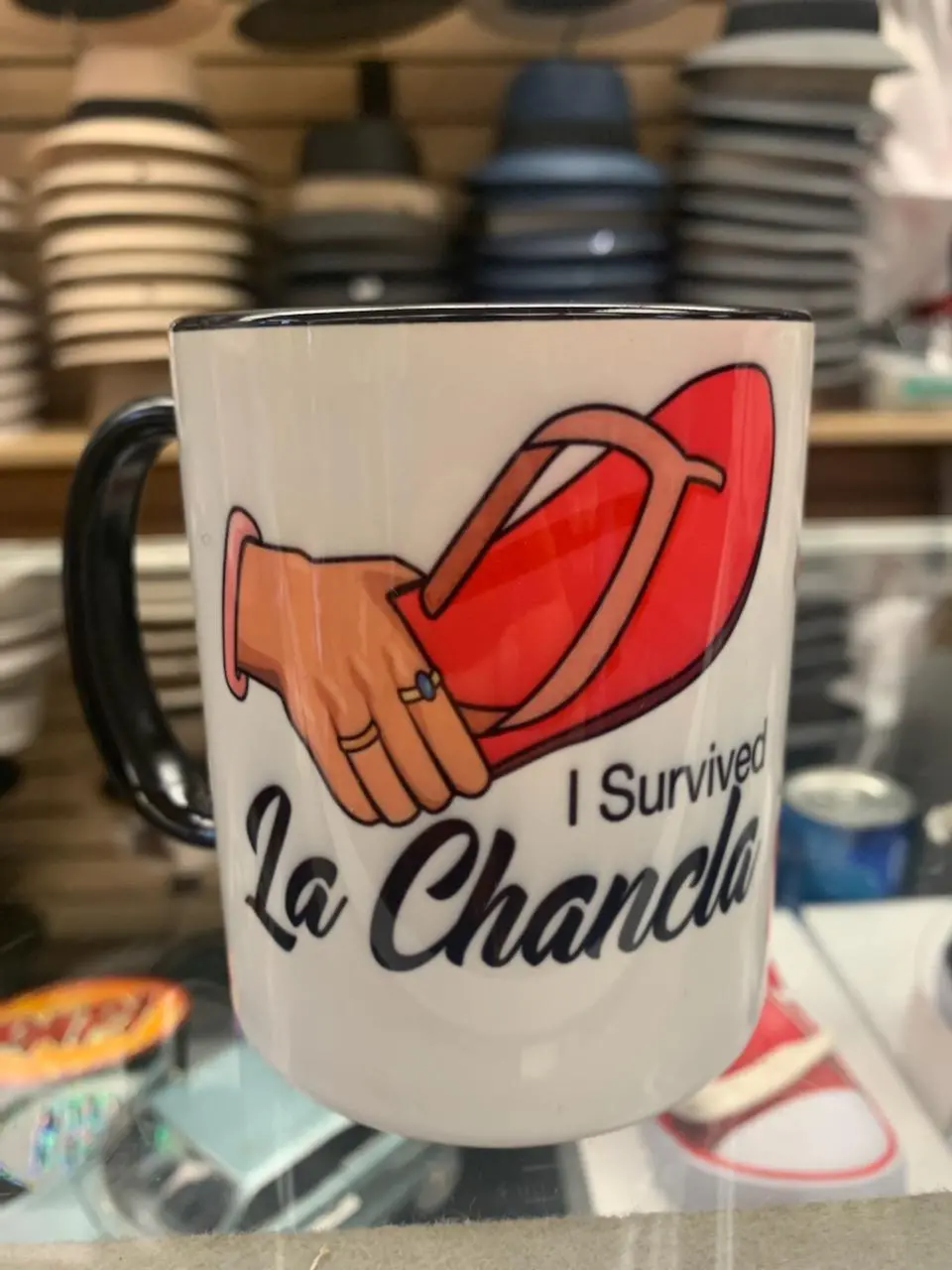 I Survived La Chancla Coffee Mug 1