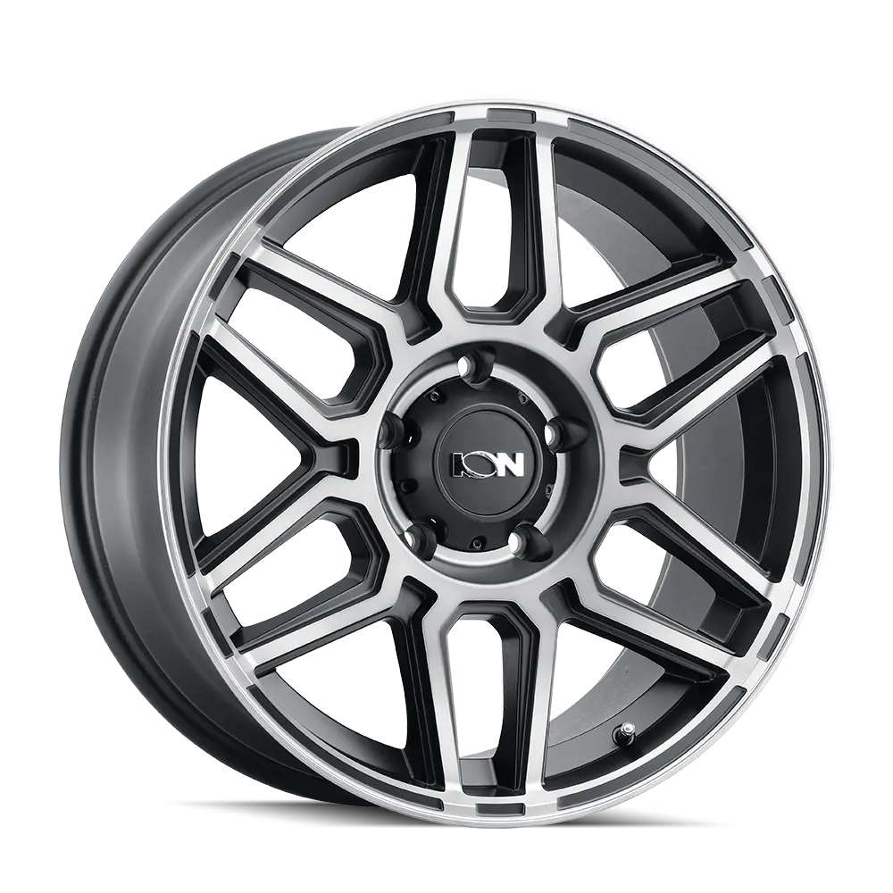 Ion 146 Matte Black Machined With Dark 20X10 5-127 -19Mm 78.1Mm 1