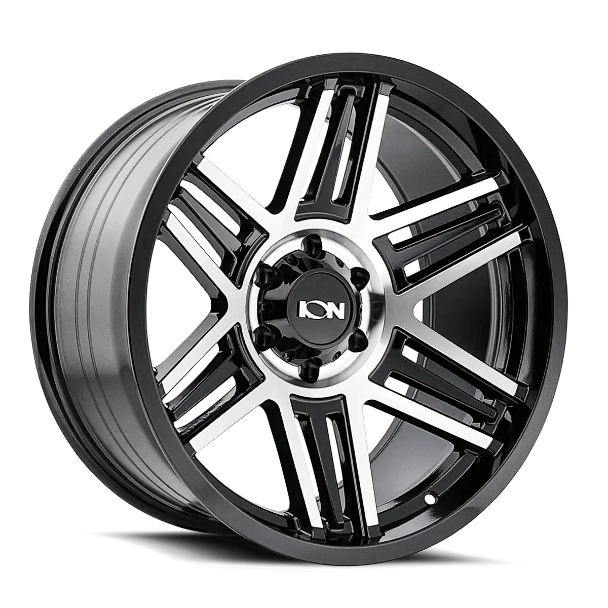 Ion 147 Gloss Black Machined 17X9 5-127 0Mm 78.1Mm 1