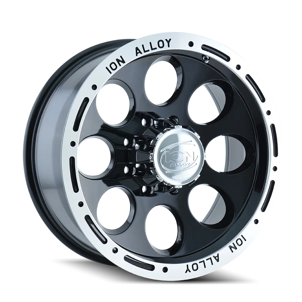 Ion 174 Gloss Black Machined 17X9 5-127 0Mm 83.82Mm 1