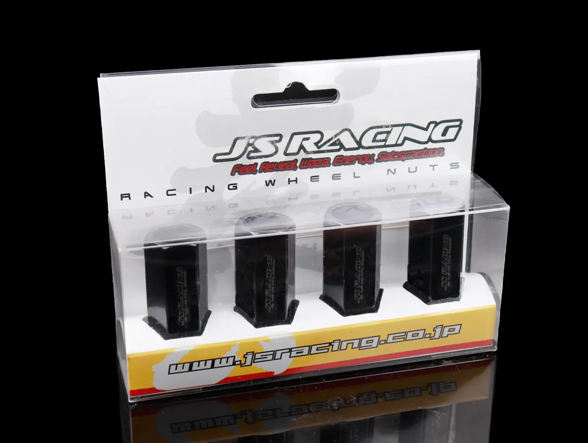 J's Racing Extended Black Lug Nuts - 12X1.50 1