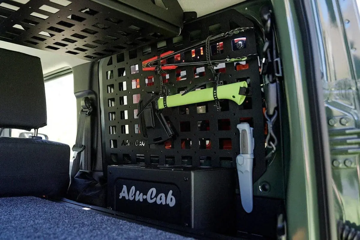 Alu-Cab Interior Window Molle Panel (Jimny Models 2018-Current Glx & Lite 3-Door) 1
