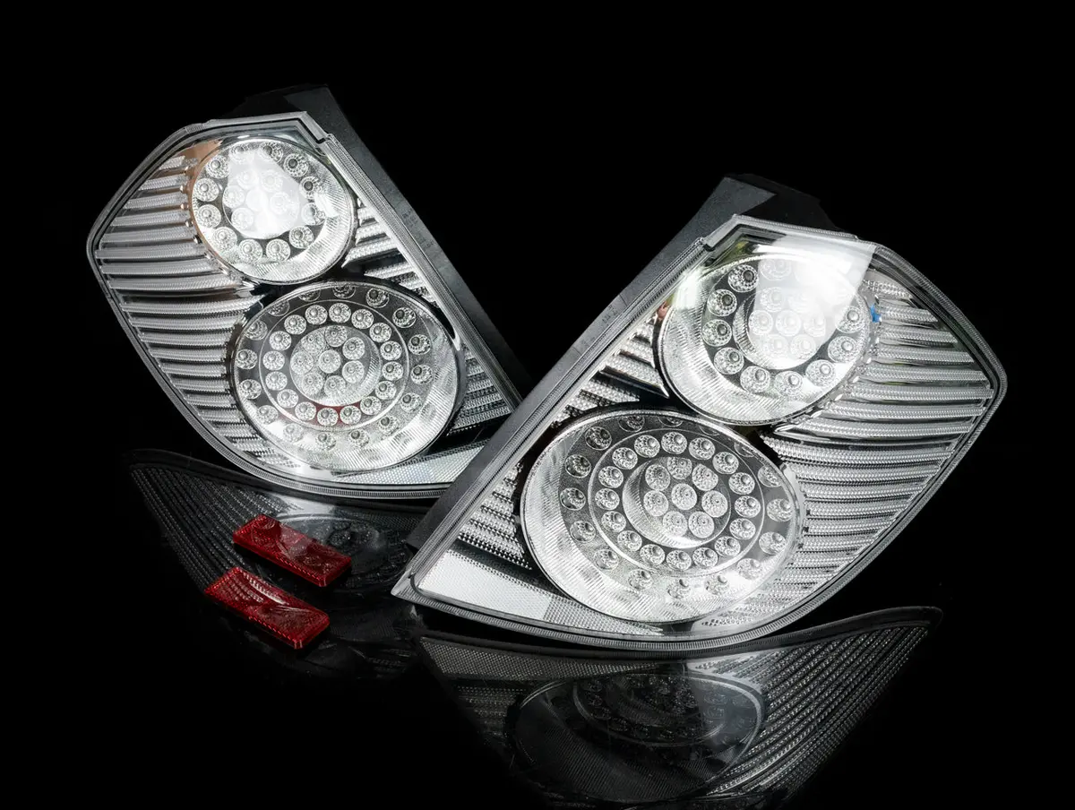 J's Racing Stellar V Rear Tail Light - All Clear - 09-13 Honda Fit 1