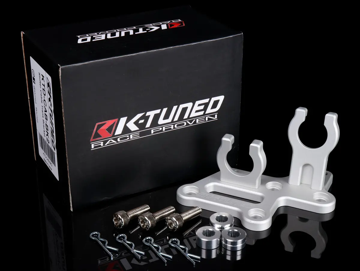 K-Tuned K-Series Billet Shifter Cable Trans Bracket 1