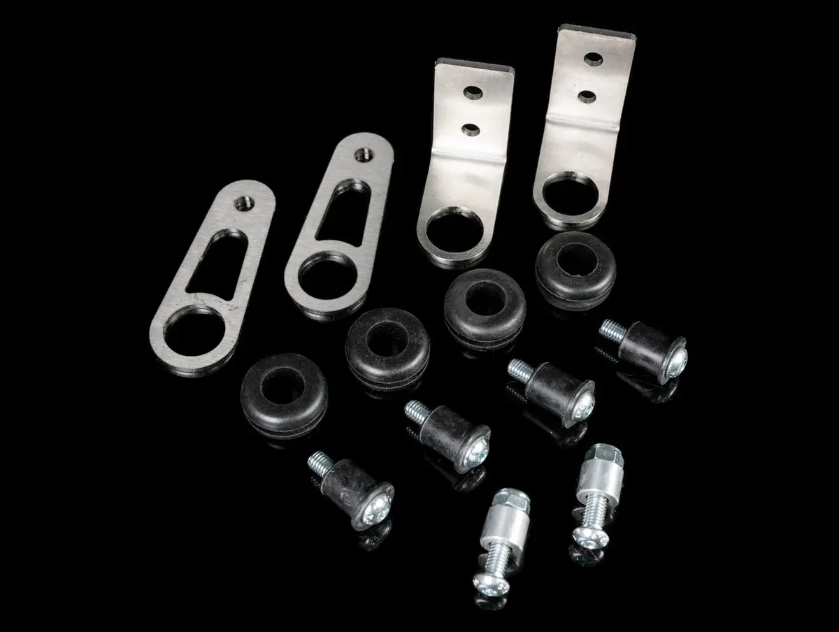 K-Tuned Bolt-On Radiator Bracket Kit - 96-00 Civic / 94-01 Integra With Rsx / Ep3 Full Radiator 1