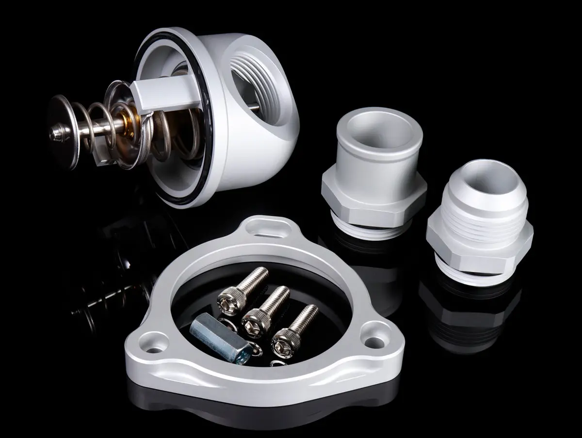 K-Tuned K-Series Swivel Neck Thermostat 1.25"/16An Fitting 1