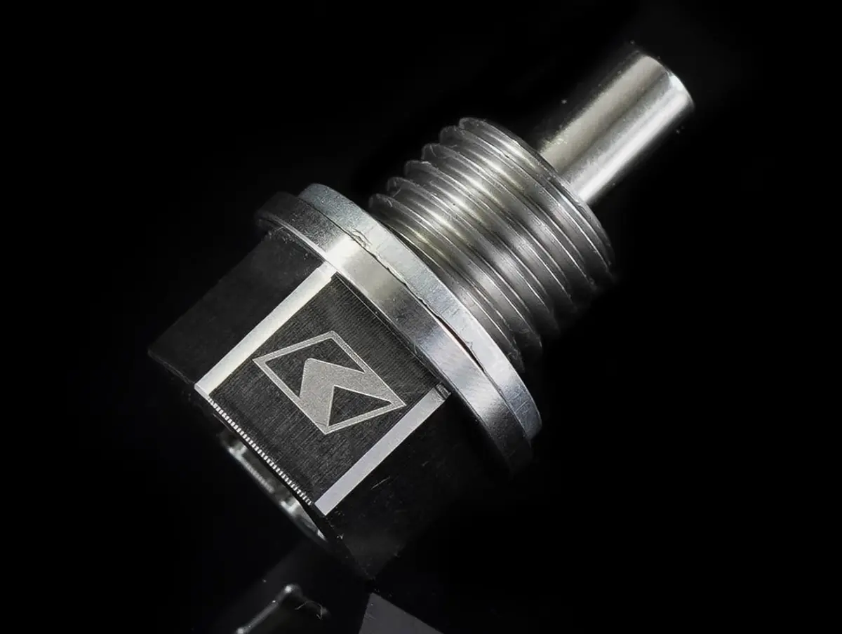 K-Tuned Stainless Steel Magnetic Oil Drain Plug 1