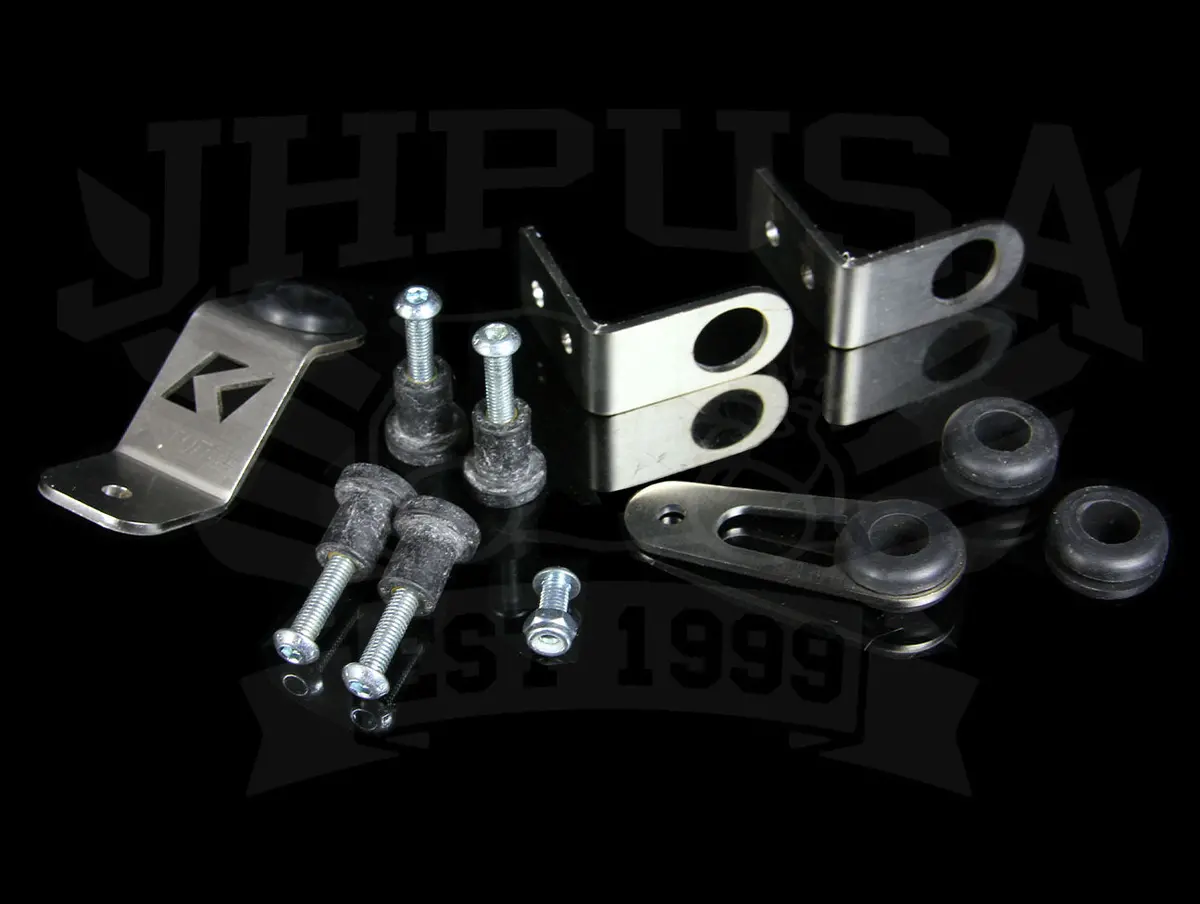 K-Tuned Bolt-On Radiator Bracket Kit - 92-00 Civic (Eg/Ek) 1