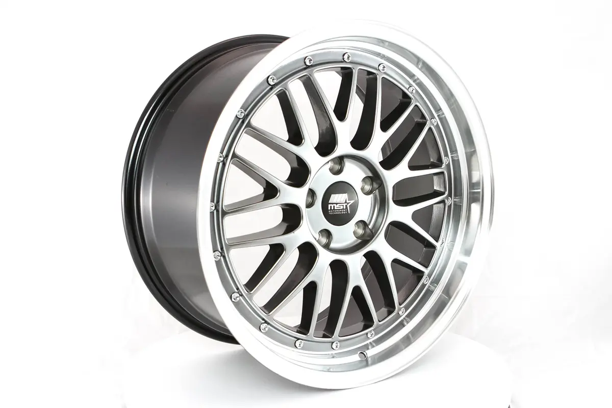 Leman - Hyper Black W/Machined Lip - 19X9.5 5X114.3 Offset +35 2