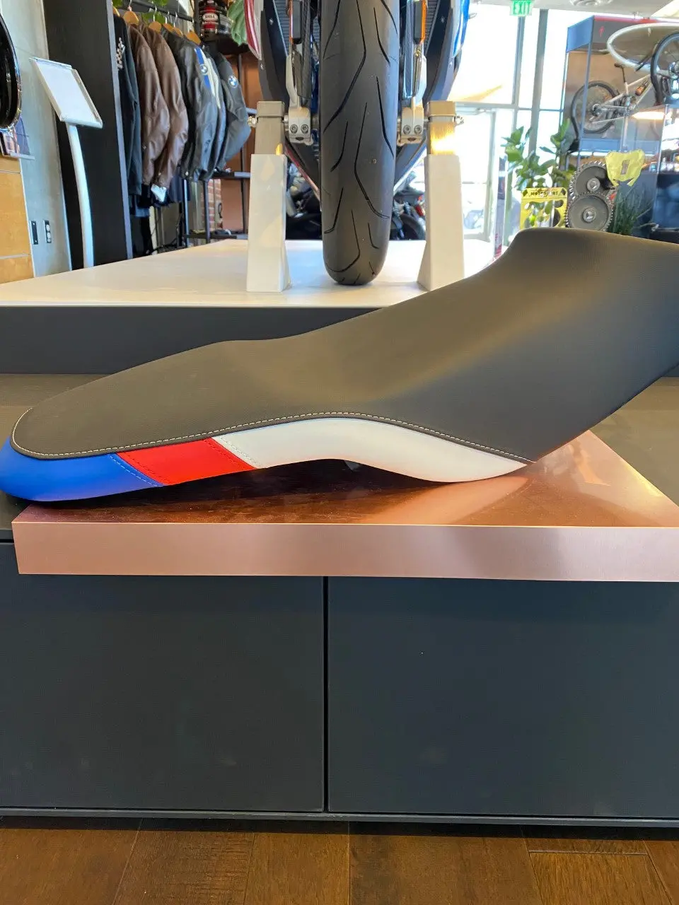 Bmw Low Rally Seat Kit Red, White, And Blue 1