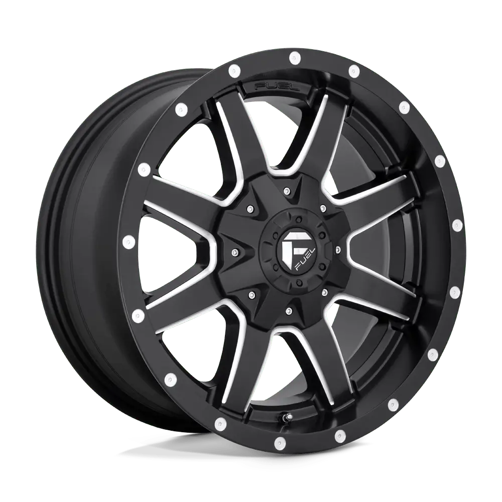 Fuel 1Pc Matte Black Milled Maverick 24X12 5X5.0/5.5 87.1 Nbd -44 1