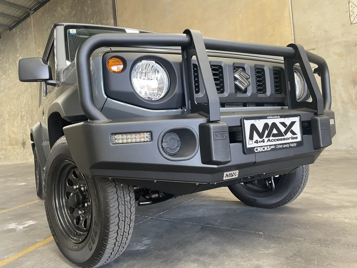 Max 4X4 Lightweight Full-Loop Alloy Construction Bull Bar (Jimny Models 2018-2025 Glx & Lite 3-Door) 1