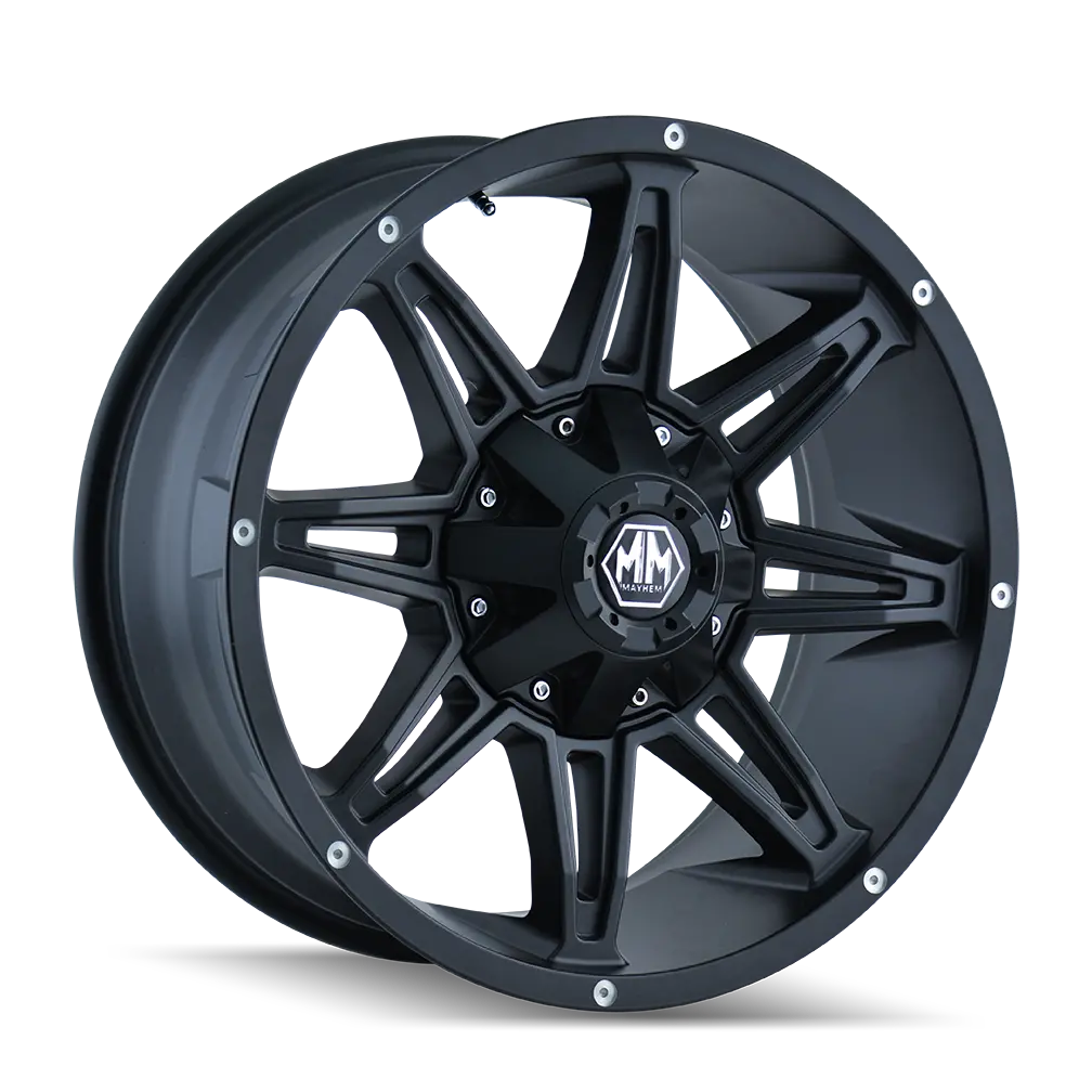 Mayhem Rampage 8090 Matte Black 20X10 5-127/5-139.7 -25Mm 87Mm 1
