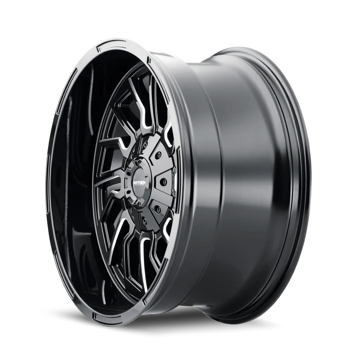 Mayhem Flywheel 8111 Gloss Black Milled 20X9 5-127/5-139.7 0Mm 87.1Mm 2