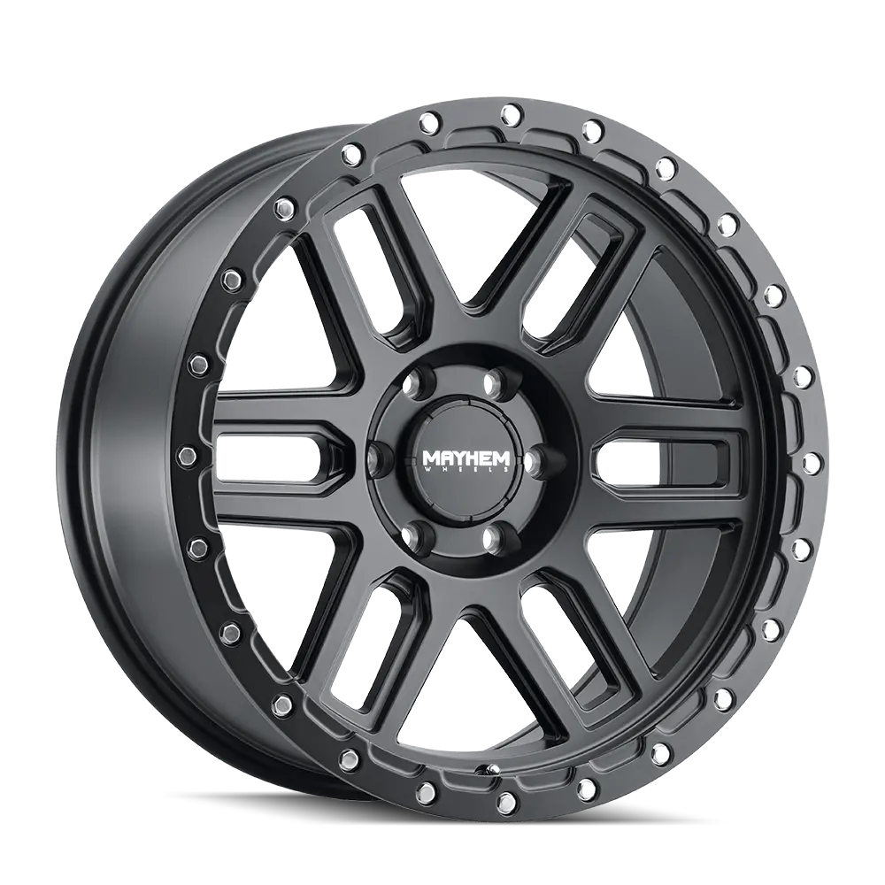 Mayhem Delta 8304 Matte Black 17X9 5-127 -12Mm 78.1Mm 1