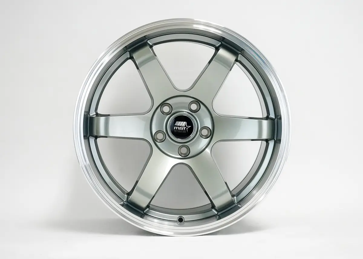 Mt01 - Gunmetal W/Machined Lip - 18X8.5 5X114.3 Offset +35 1