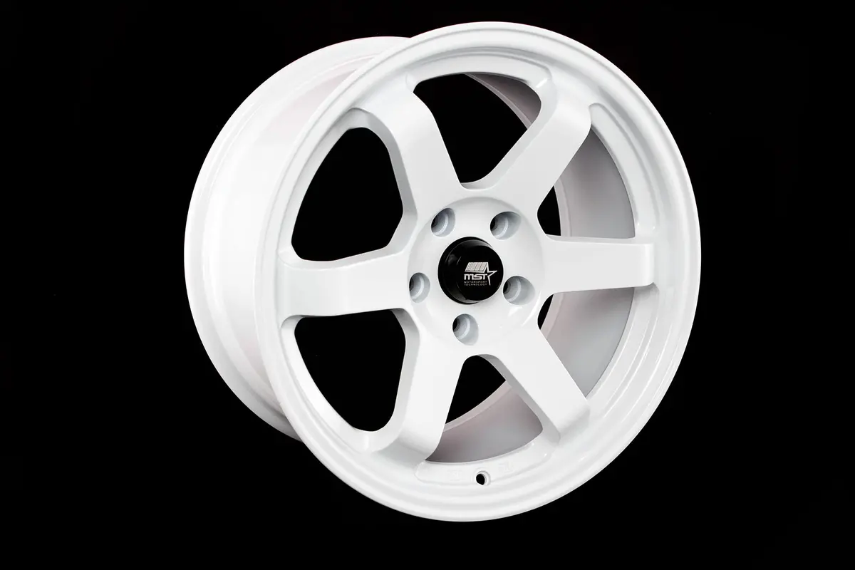 Mt01 - Glossy White - 18X9.5 5X114.3 Offset +35 2