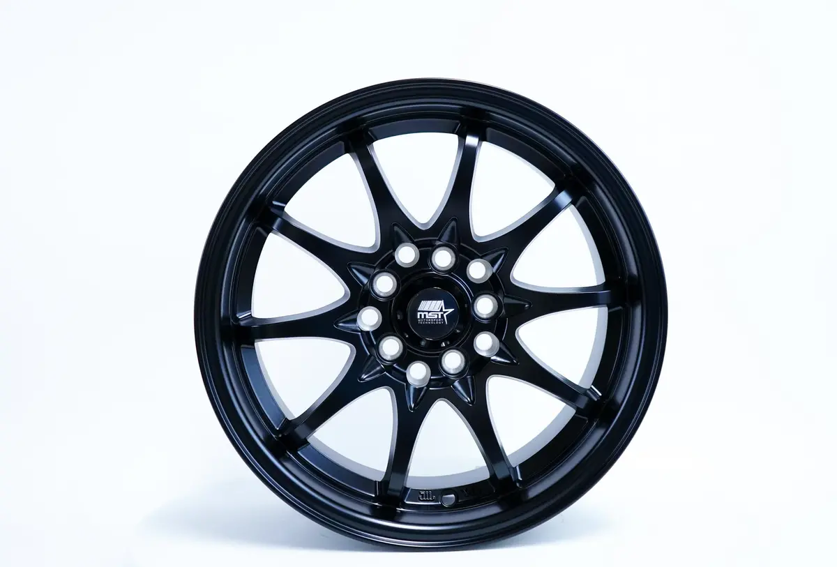 Mt04 - Matte Black - 15X7.0 5X100/5X114.3 Offset +35 1