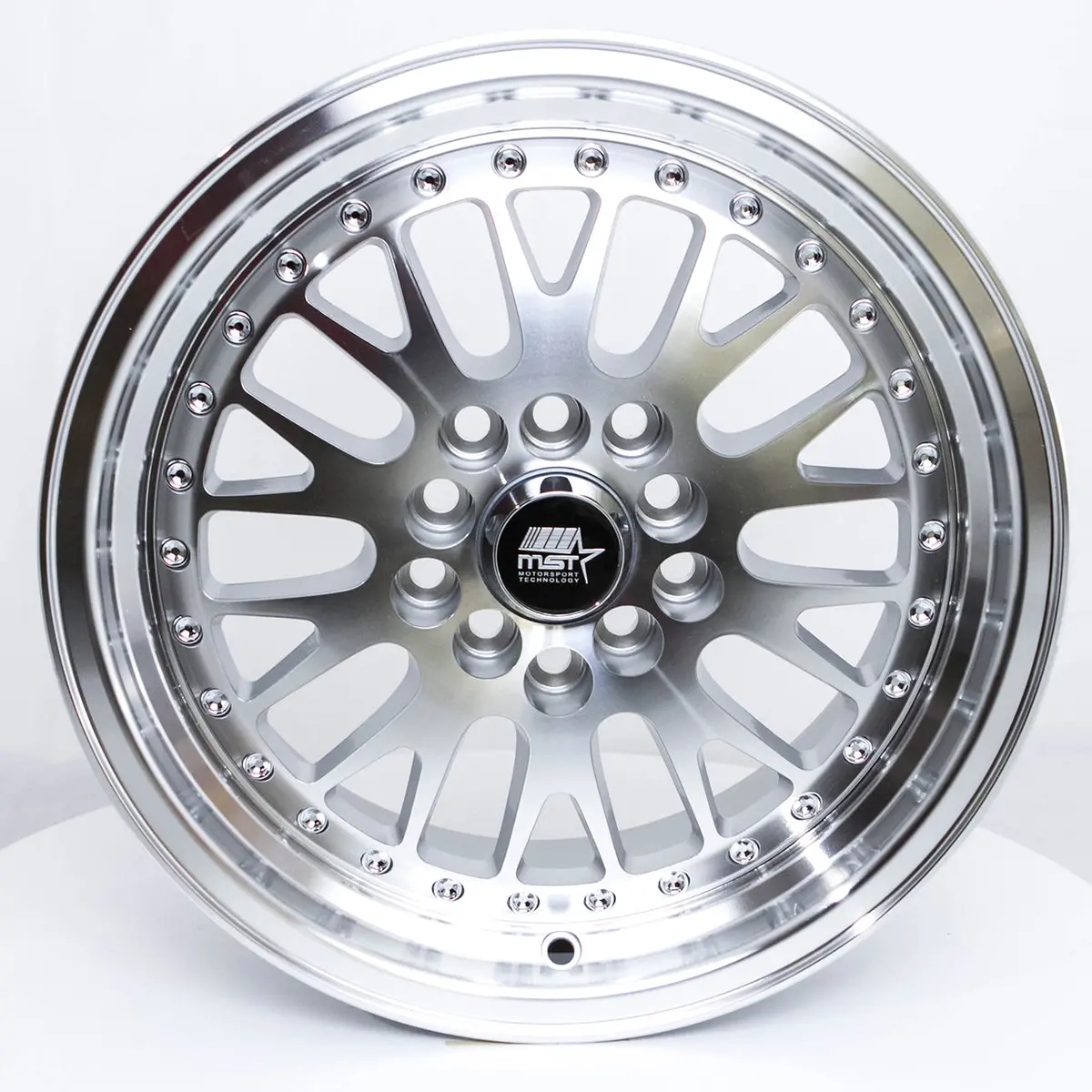 Mt10 - Silver W/Machined Face - 15X7.0 5X100/5X114.3 Offset +20 1