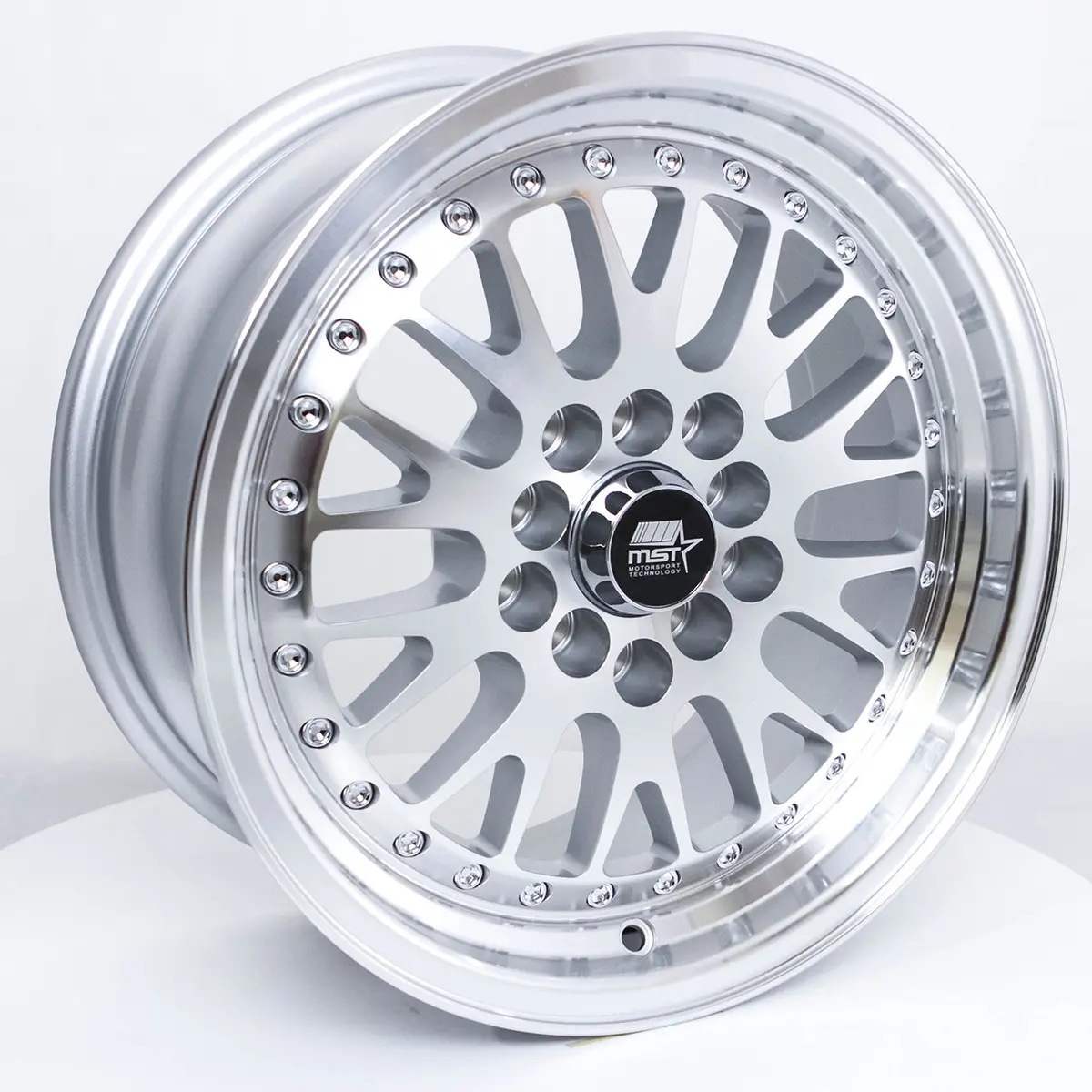 Mt10 - Silver W/Machined Face - 15X7.0 5X100/5X114.3 Offset +20 2