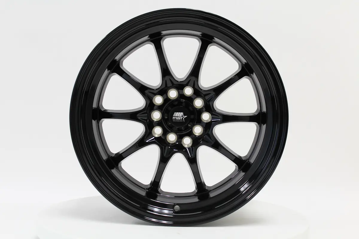 Mt11 - Glossy Black - 16X8.0 5X100/5X114.3 Offset +15 1