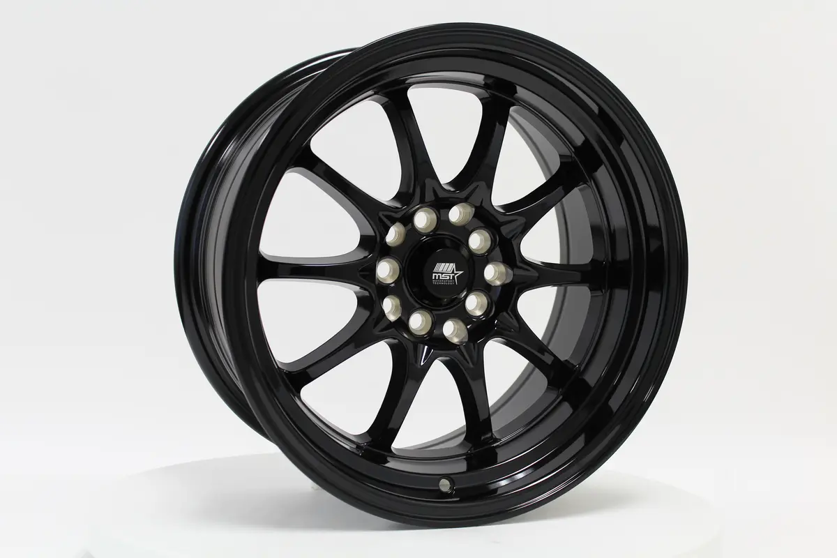 Mt11 - Glossy Black - 16X8.0 5X100/5X114.3 Offset +15 2