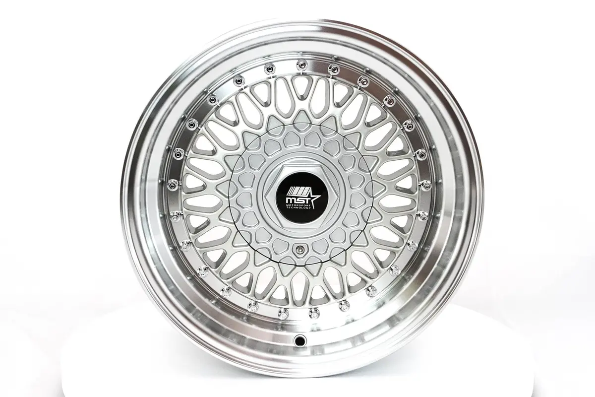 Mt13 - Silver W/Machined Lip - 15X8.0 4X100/4X114.3 Offset +20 1
