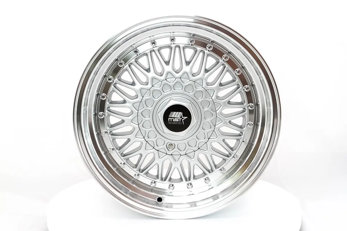 Mt13 - Silver W/Machined Lip - 16X8.0 5X100/5X114.3 Offset +20 1
