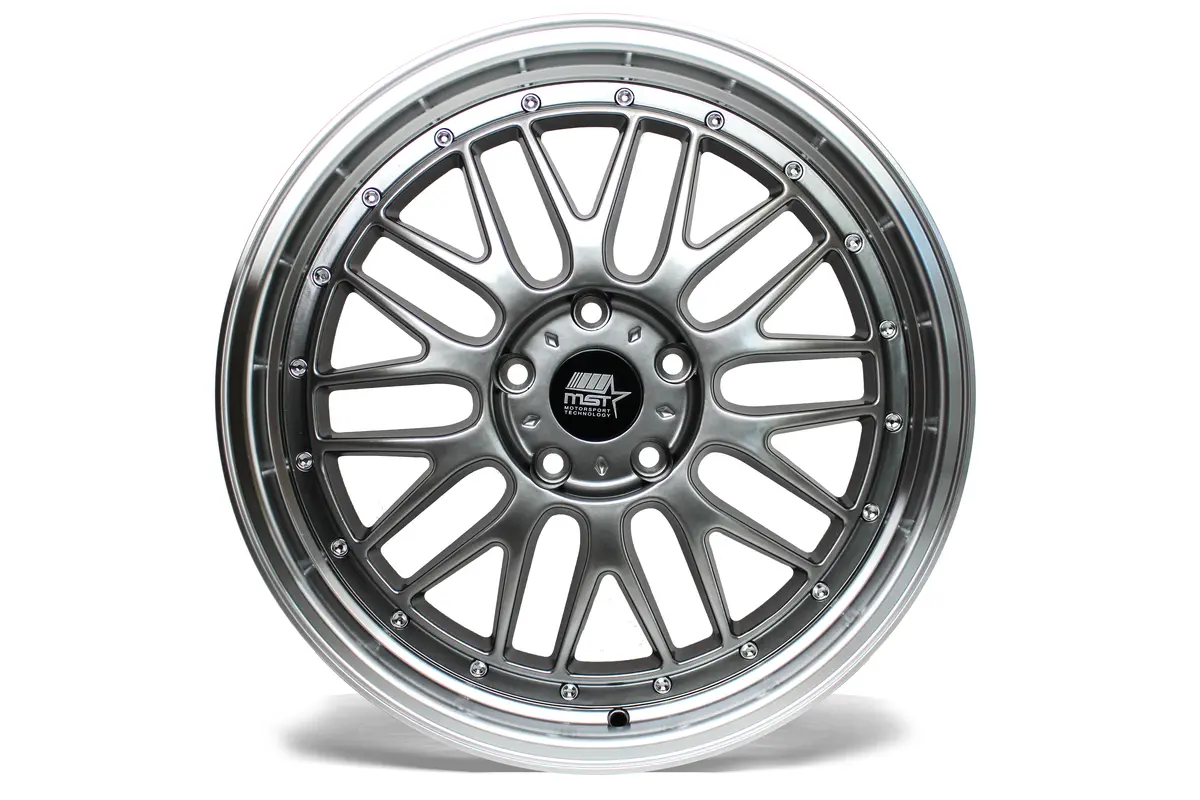 Leman - Hyper Black W/Machined Lip - 19X8.5 5X120 Offset +35 1