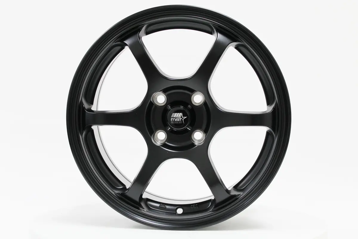 Mt40 - Matte Black - 15X6.5 4X100 Offset +38 1