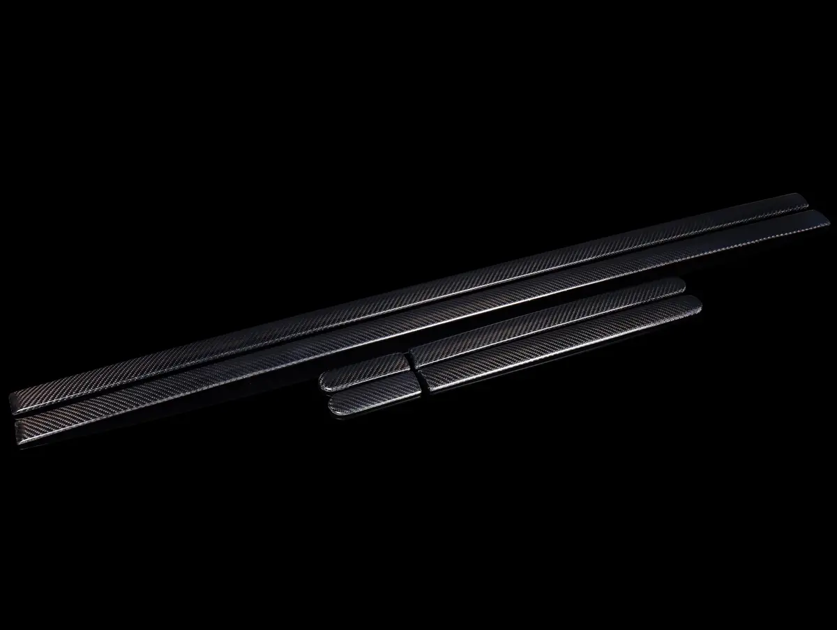 Mode Parfume Carbon Fiber Side Molding - 96-00 Civic Hatch And Coupe 1