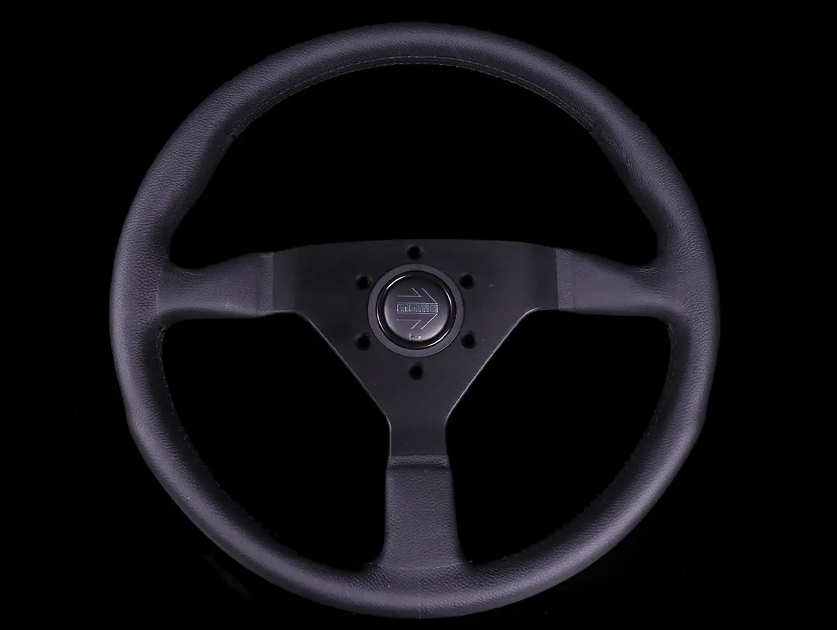 Momo Monte Carlo Steering Wheel - Leather W/ Black Stitch 1