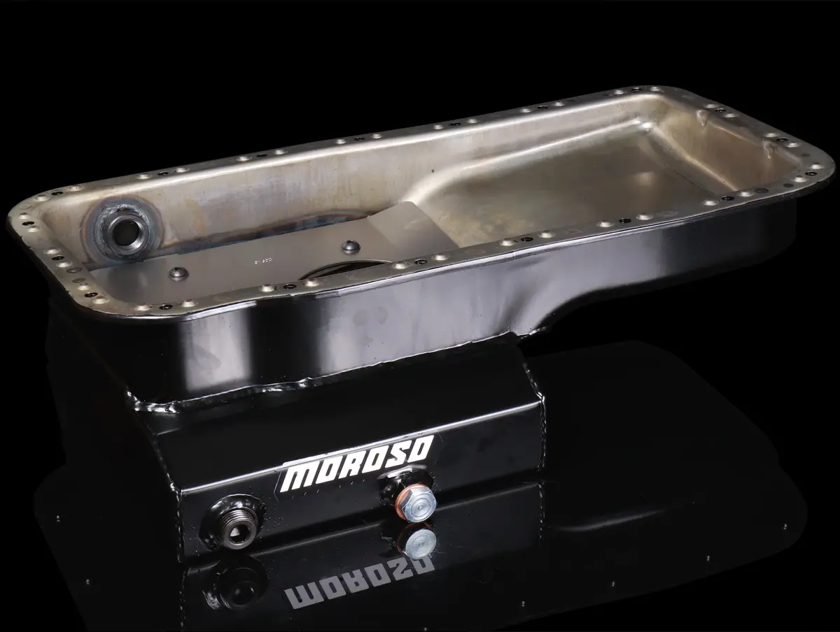 Moroso Street / Strip & Road Race Baffled Oil Pan - B-Series 1