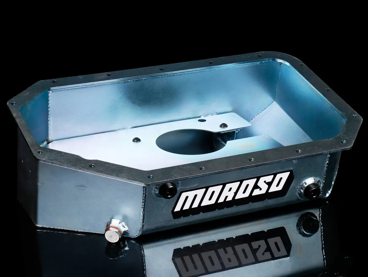 Moroso Baffled Notched Oil Pan - K-Series 1