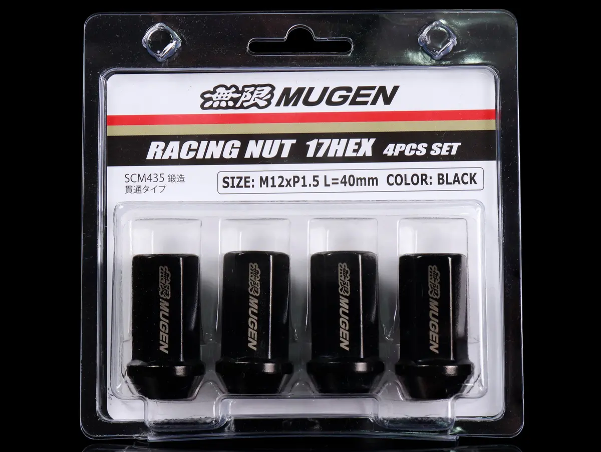 Mugen Lug Nuts 17 Hex - M12x1.5 (4 Pack) 1