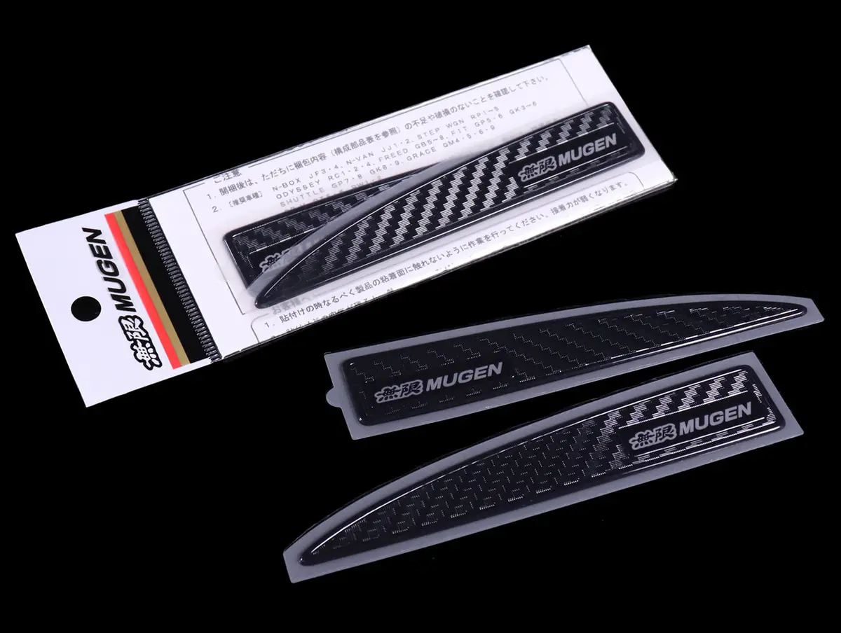 Mugen Carbon Style Door Mirror Sticker 1