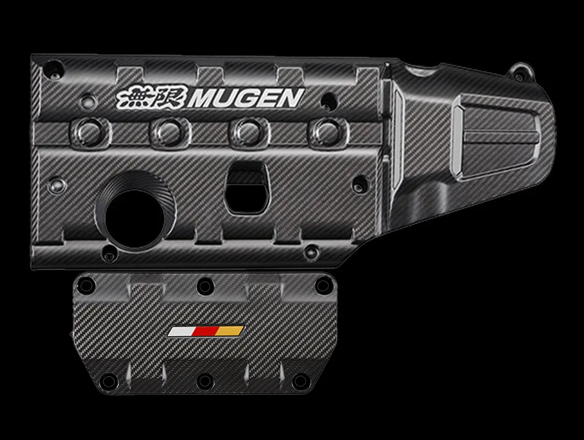 Mugen Group B Carbon Fiber Engine Cover & Chamber Cover - 17+ Civic Type R (Fk8/Fl5) / 23+ Integra Type S (De5) 1