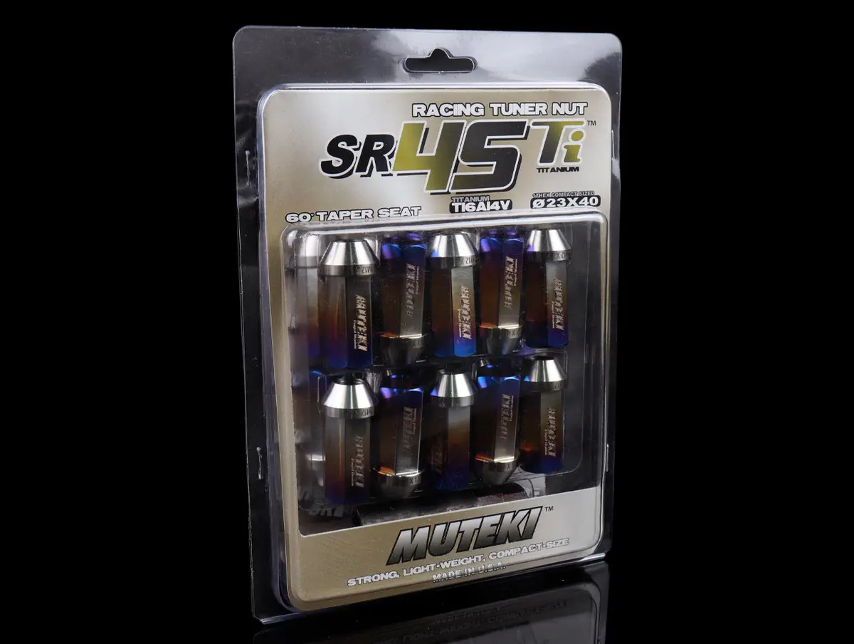 Muteki Sr45ti Lug Nuts - Burned Titanium 1