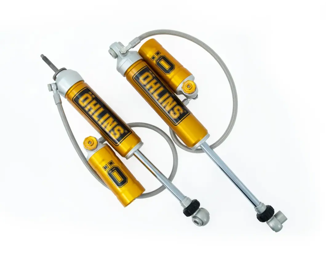 Ohlins Stx46 Adventure Remote Reservoir Two-Way Adjustable Damping Shock Absorbers (Jimny Models 2018-Current Xl 5-Door, Glx & Lite 3-Door) 1
