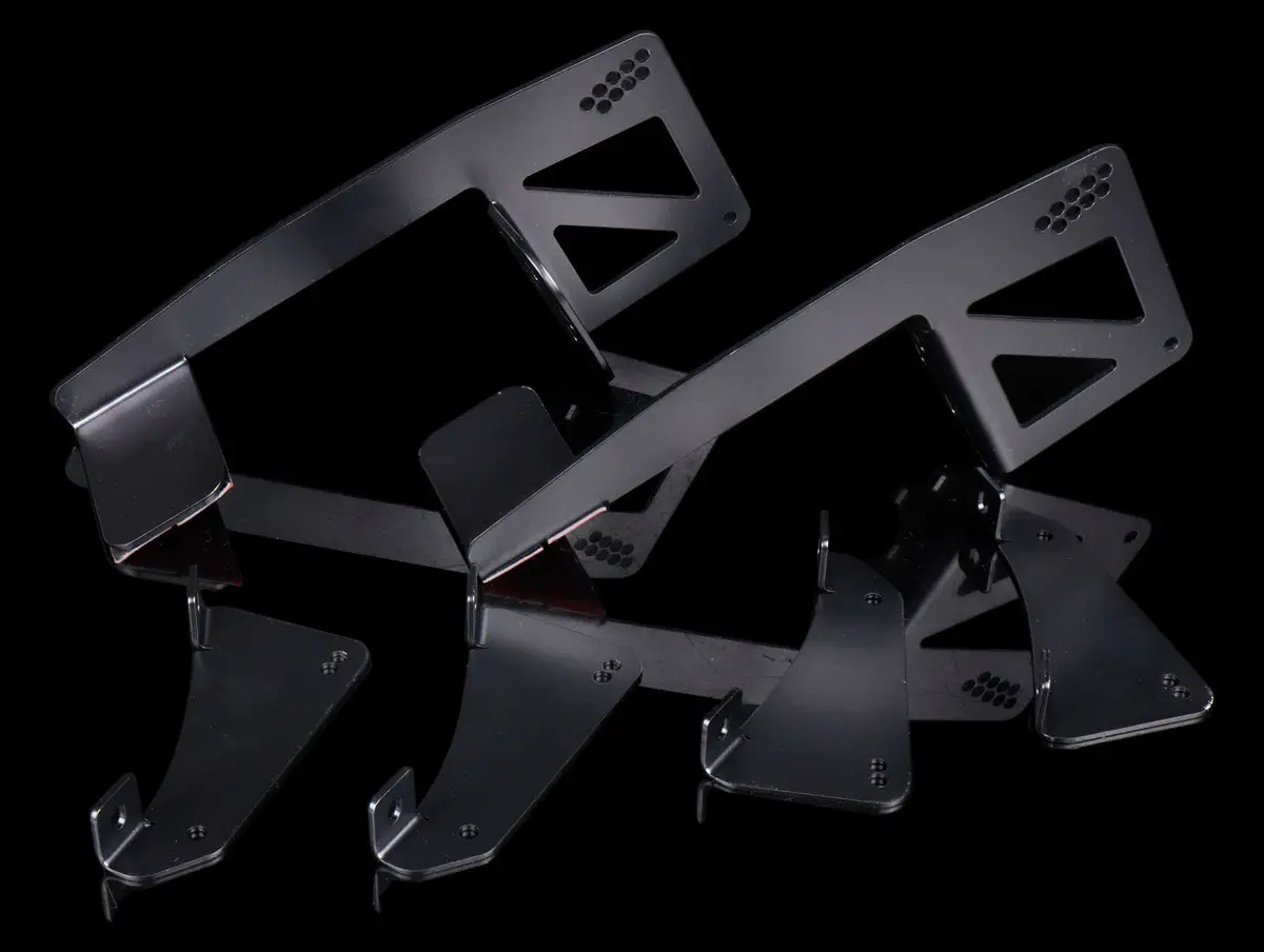 Pci Race Spec Bottom Mount Wing Brackets - 88-91 Crx 1