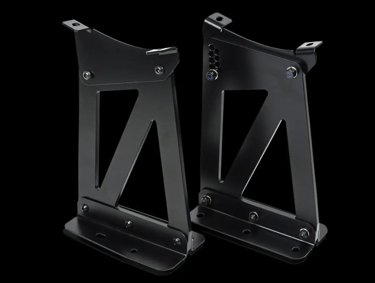 Pci Race Spec Bottom Mount Wing Mounts - 96-00 Civic Coupe 1