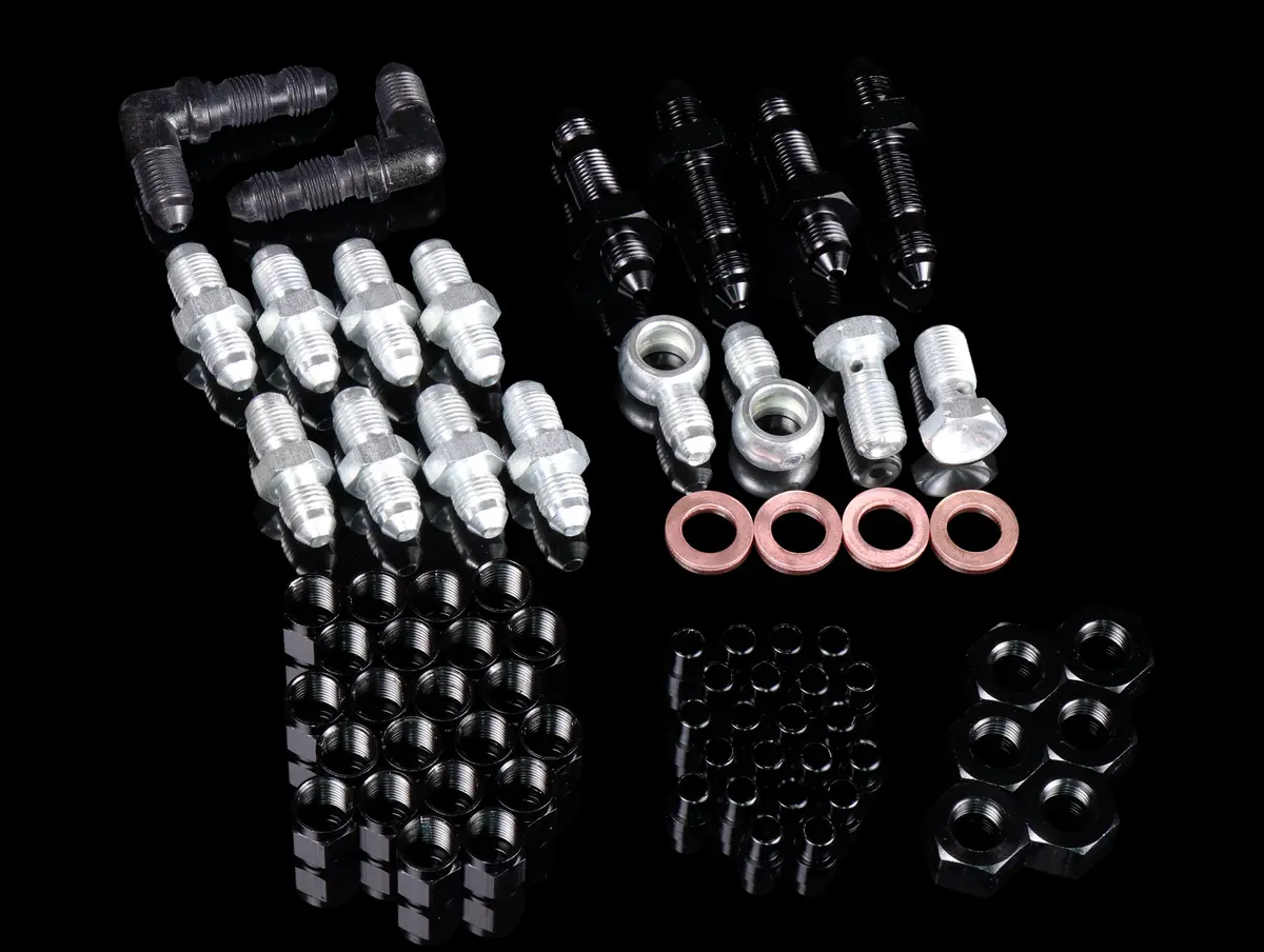Plm Brake Line Tuck Kit Fittings - 88-00 Civic / 90-01 Integra 1