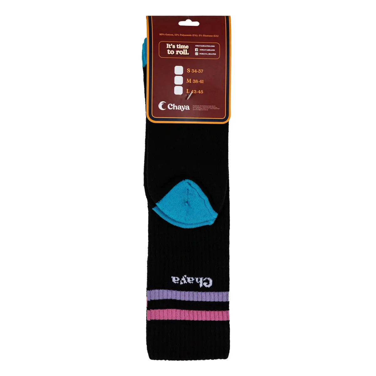 Chaya Skate Socks - Black 2