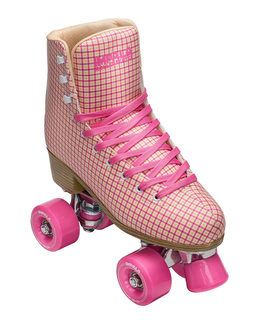 Impala Roller Skates - Pink Tartan 1