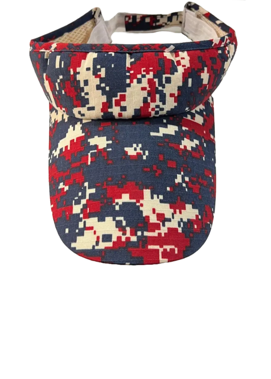 Gorro Visera Camuflaje Rojo 1