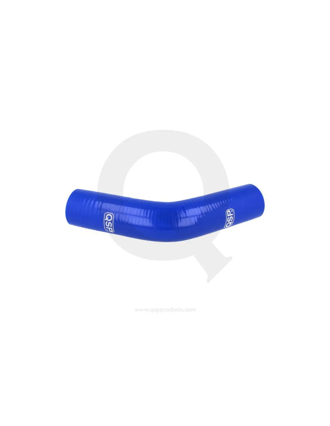 Codo Silicona 45° 76 Mm - Azul - Qsp 1