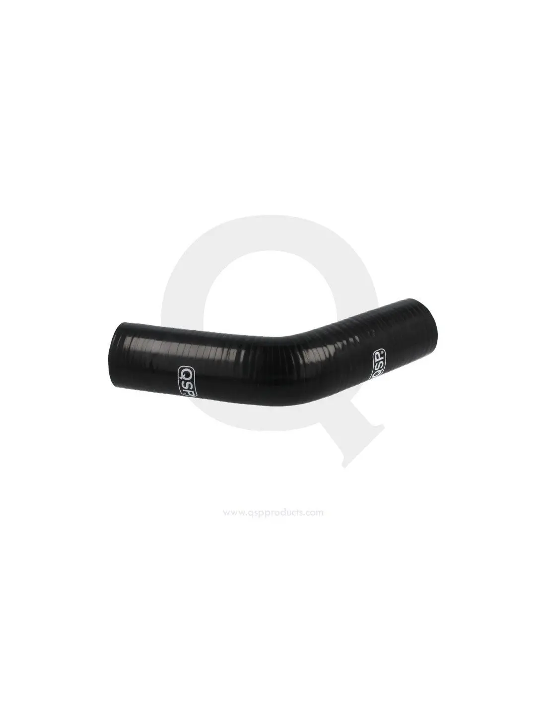 Codo Silicona 45° 76 Mm - Negro - Qsp 1