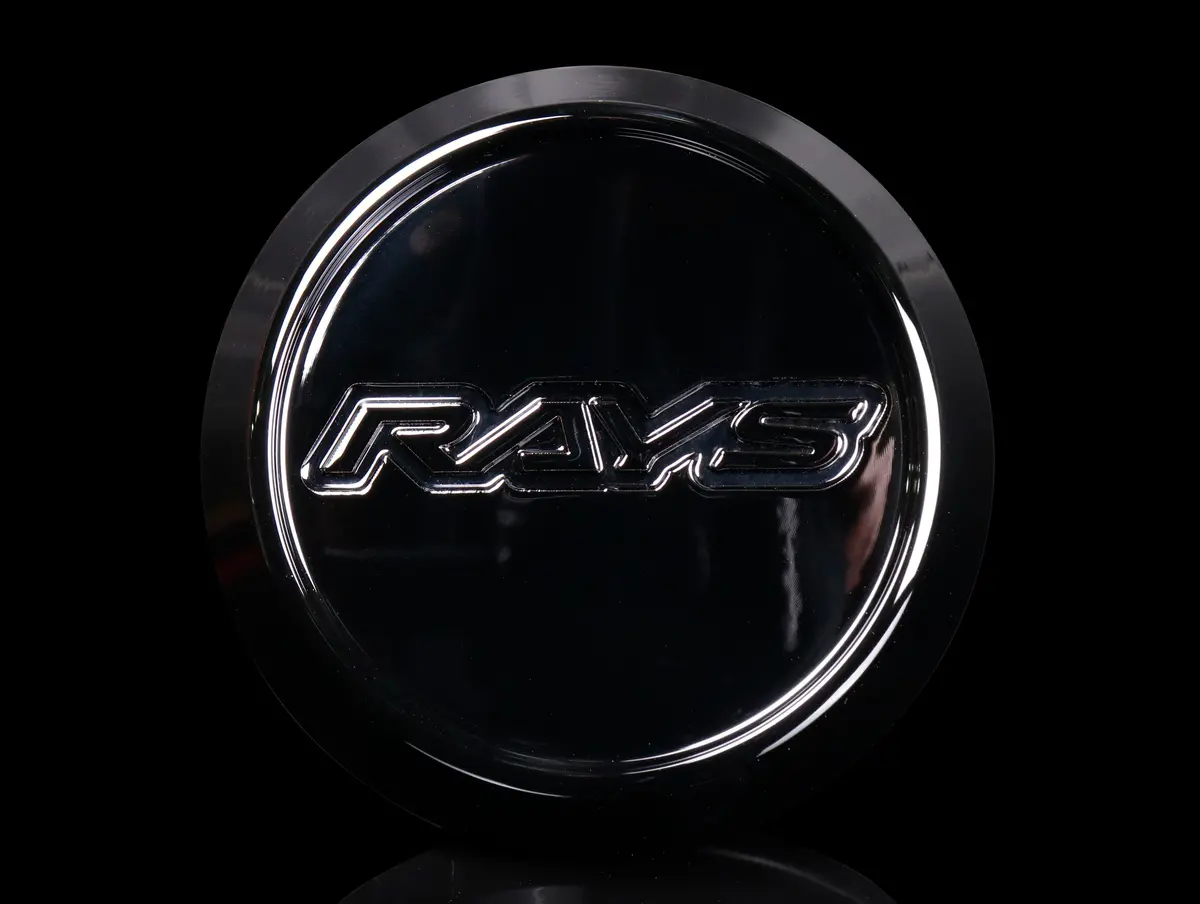 Rays High Type Center Cap - Gloss Black 1