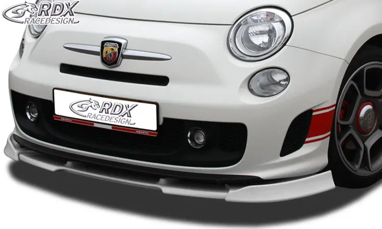 Spoiler Delantero Rdx Vario-X Para Fiat 500 Abarth Labio Delantero Labio Alerón Delantero De Aproximación Frontal 1